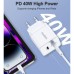 Зарядное устройство Choetech 2xUSB-C 40W PD/QC/PPS (Q5006-EU-WH)