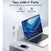 Зарядное устройство Choetech 2xUSB-C 40W PD/QC/PPS (Q5006-EU-WH)