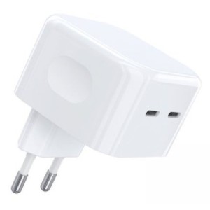 Зарядное устройство Choetech 2xUSB-С 35W PD/QC (Q5008-EU-WH)
