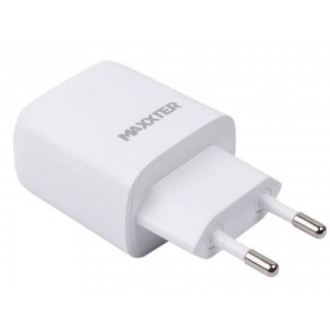 Зарядное устройство Maxxter USB + cable USB-C to Lighting (PD 20W) (WC-PD-CtL-01)