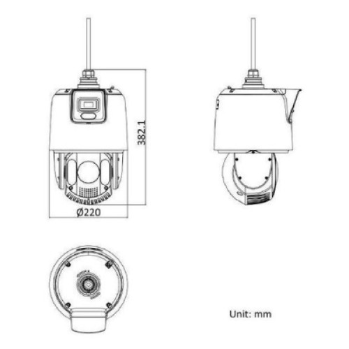 Камера видеонаблюдения Hikvision DS-2SE7C144IW-AE(32X/4)(S5)