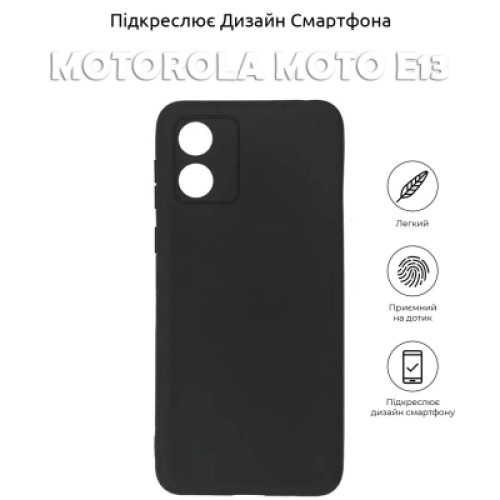 Чехол для мобильного телефона BeCover Motorola Moto E13 Black (708815)