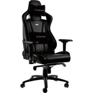 Кресло игровое Noblechairs Epic Series Black/Gold (NBL-PU-GOL-002)