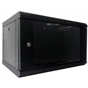 Шкаф настенный Hypernet 6U 19" 600x500 (WMNC-500-6U-FLAT-BLACK)