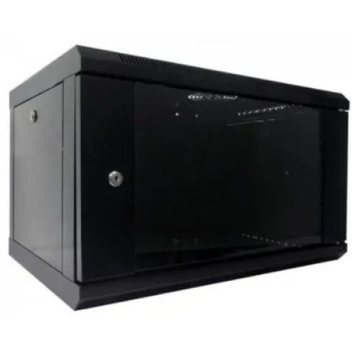 Шкаф настенный Hypernet 6U 19" 600x500 (WMNC-500-6U-FLAT-BLACK)