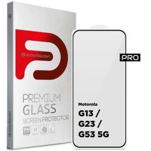 Стекло защитное Armorstandart Pro Motorola G13 / G23 / G53 5G Black (ARM66134)