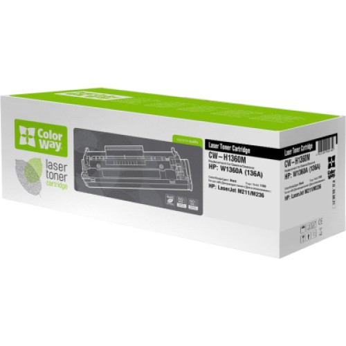 Картридж ColorWay HP W1360A LJ M211/M236 без чипа (CW-H1360M)