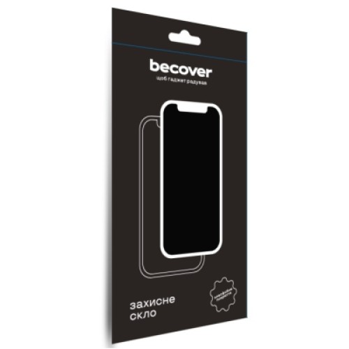 Стекло защитное BeCover Motorola Moto E13 Black (708843)