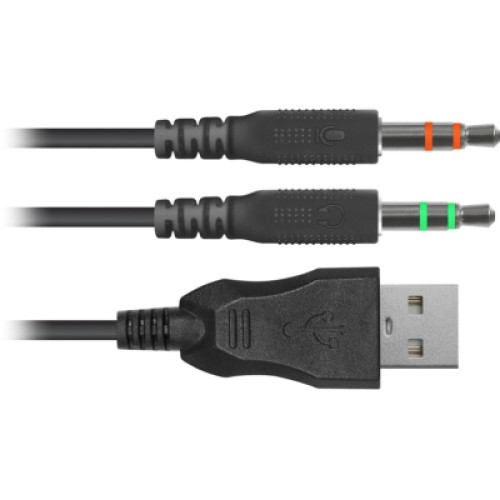 Наушники Defender Dexter RGB Black (64595)
