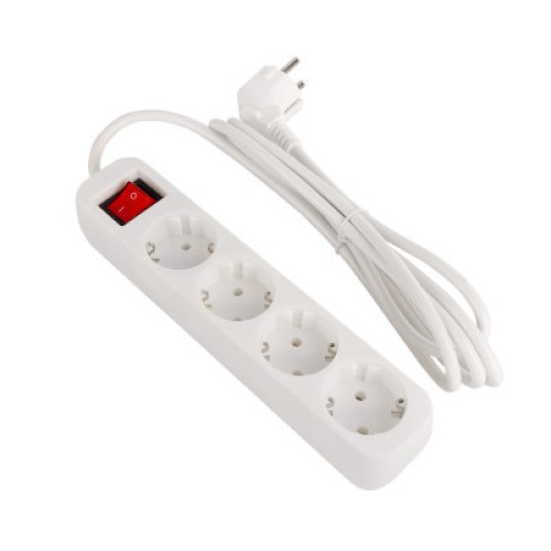 Сетевой фильтр питания ColorWay CW-PSEA42W/ 2M white (CW-PSEA42W)