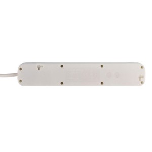 Сетевой фильтр питания ColorWay CW-PSEA53W, 5 розеток/ 3M white (CW-PSEA53W)