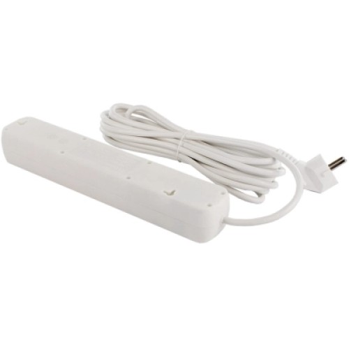Сетевой фильтр питания ColorWay CW-PSEA55W, 5 розеток/ 5M white (CW-PSEA55W)