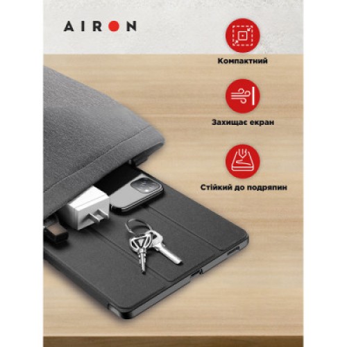 Чехол для планшета AirOn Premium Xiaomi Redmi Pad 10.6" 2022 + Film Black (4822352781087)