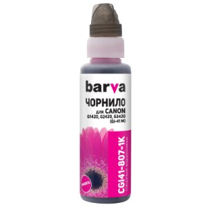 Чорнило Barva Canon GI-41 100 мл, magenta, флакон OneKey 1K (CGI41-807-1K)
