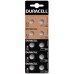 Батарейка Duracell LR44 / V13GA / A76 (плакат 2*5) * 10 (5008184)