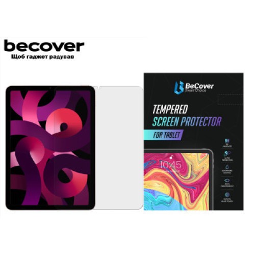 Стекло защитное BeCover Apple iPad Air 5 (2022) 10.9" (708912)