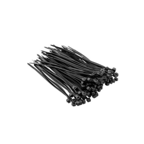 Стяжка Top Tools черная, 2.5x100 мм, пластик, 100 шт. (44E956)