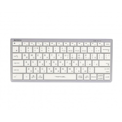 Клавиатура A4Tech FBX51C Wireless/Bluetooth White (FBX51C White)
