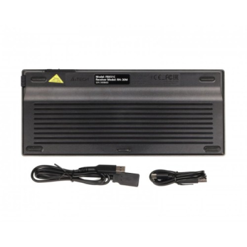Клавиатура A4Tech FBX51C Wireless/Bluetooth Grey (FBX51C Grey)