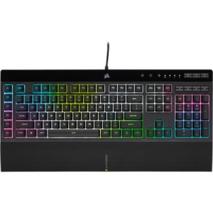 Клавіатура Corsair K55 RGB Pro XT USB UA Black (CH-9226715-RU)