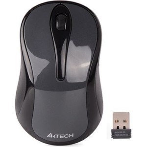 Мишка A4Tech G3-280NS Silent Wireless Glossy Grey (G3-280NS Glossy Grey)