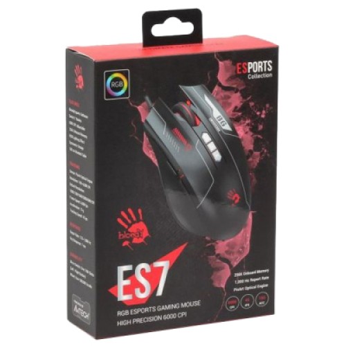 Мышка A4Tech Bloody ES7 Esports Black