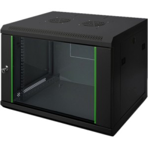 Шафа настінна Digitus Wall Mounting Dynamic Basic 19" 9U 600x450, RAL 9005 (DN-1909-U-EC-SW)