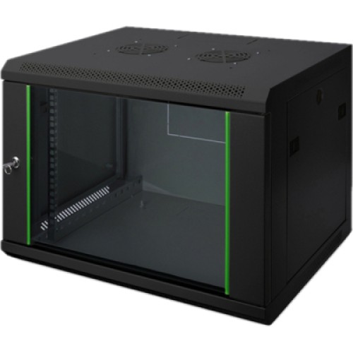 Шкаф настенный Digitus Wall Mounting Dynamic Basic 19" 9U 600x450, RAL 9005 (DN-1909-U-EC-SW)