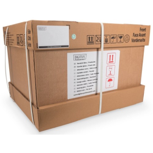 Шкаф настенный Digitus Wall Mounting Unique 19" 12U 600x600, RAL 9005 (DN-1912U-6/6-SW)