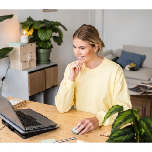 Мышка Trust YVI+ Silent Eco Wireless Green (24552)