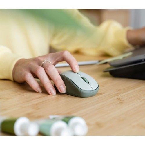 Мышка Trust YVI+ Silent Eco Wireless Green (24552)