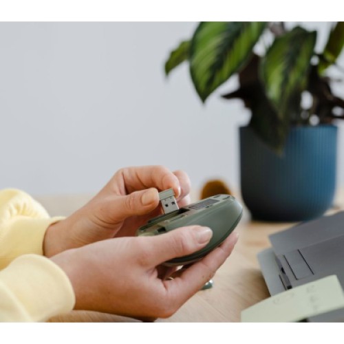 Мышка Trust YVI+ Silent Eco Wireless Green (24552)