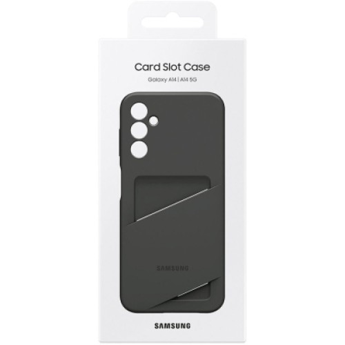 Чехол для мобильного телефона Samsung A14 Card Slot Case Black (EF-OA146TBEGRU)