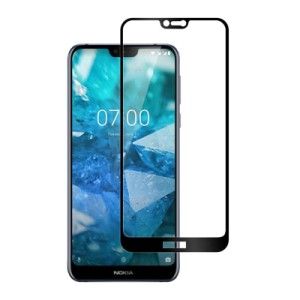 Стекло защитное PowerPlant Full screen Nokia 7.1, Black (GL606221)