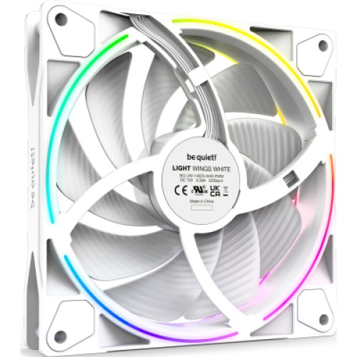 Кулер для корпуса Be quiet! Light Wings White 140mm PWM high-speed (BL103)