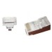 Коннектор RJ45 cat.5e FTP 8P8C * 50 (наскрізні отв., позолоч. конт.) Cablexpert (LC-PTF-01/50)
