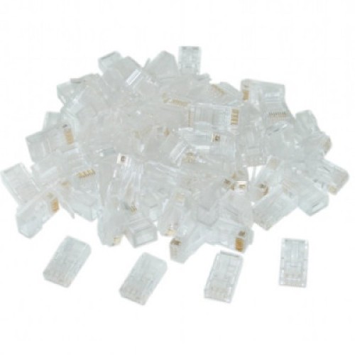 Коннектор RJ45 cat.6 UTP 8P8C * 10 (позолоч. конт.) Cablexpert (LC-8P8C-002/10)