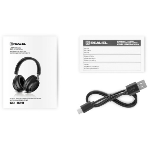 Наушники REAL-EL GD-828 Black