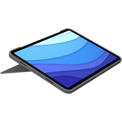 Чехол для планшета Logitech Combo Touch for iPad Pro 12.9-inch (5th generation) - GREY - UK (L920-010214)