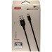 Дата кабель USB 2.0 AM to Lightning 1.0m NB143 Braided Black XO (XO-NB143i1-BK)