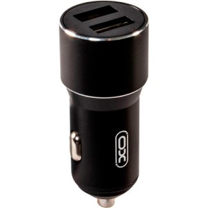 Зарядное устройство XO CC30 Metal Car Charger Black (XO-CC30-BK)