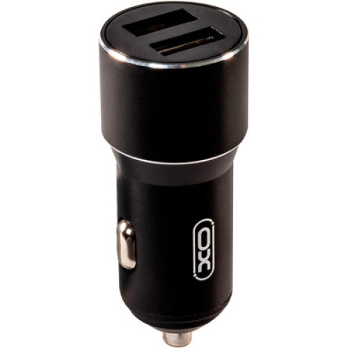 Зарядное устройство XO CC30 Metal Car Charger Black (XO-CC30-BK)