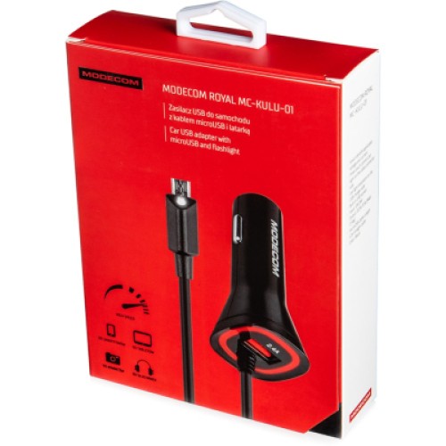 Зарядное устройство Modecom USB 2.4A + cable Micro USB Royal KULU-01 (ZT-MC-KULU-01)