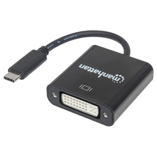 Переходник USB3.1 Type-C to DVI (F) Manhattan Intracom (152051)