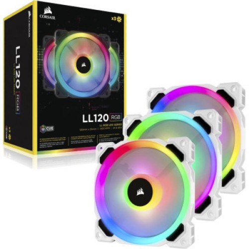 Кулер для корпуса Corsair LL120 RGB White (CO-9050092-WW) Кулер для корпуса Corsair LL120 RGB White (CO-9050092-WW)
