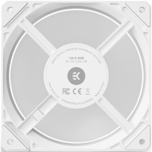 Кулер для корпуса Ekwb EK-Loop Fan FPT 120 D-RGB - White (3831109898048)