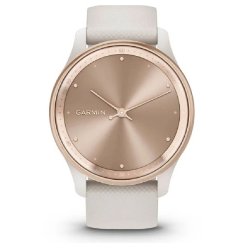 Смарт-годинник Garmin vivomove Trend, WW, White Cream, Silicone, GPS (010-02665-01)
