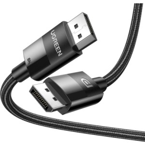 Кабель мультимедійний Display Port to Display Port 2.0m v.1.4 Plastic Case Braided DP114 Ugreen (80392)