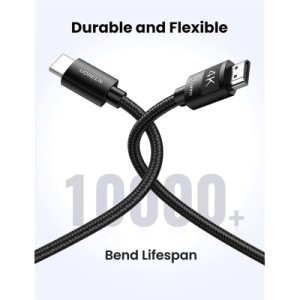 Кабель мультимедийный HDMI to HDMI 3.0m V2.0 Cafule 4K HD119 Ugreen (40102)