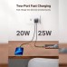 Зарядное устройство Ugreen 2xUSB 40W GAN (Type-C 25W+20W) PD CD294 (90573)